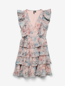 Vero Moda VMSABRINA Krátke šaty -Burlwood - 10343815
