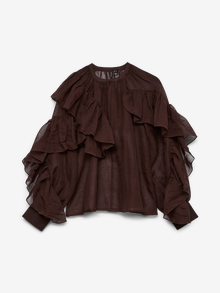 Vero Moda VMSABRINA Tops -Chocolate Martini - 10343817