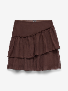 Vero Moda VMSABRINA Cintura alta Falda corta -Chocolate Martini - 10343818