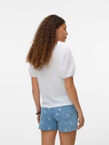 Vero Moda VMFLOWER Top -Bright White - 10343840