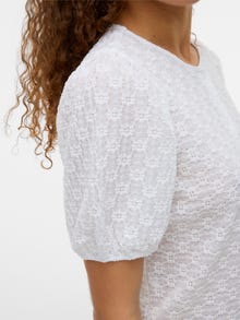 Vero Moda VMFLOWER Topp -Bright White - 10343840