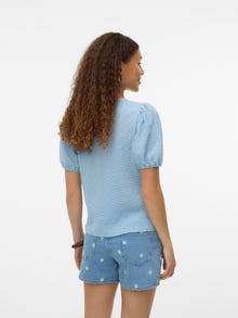 Vero Moda VMFLOWER Tops -Cashmere Blue - 10343840