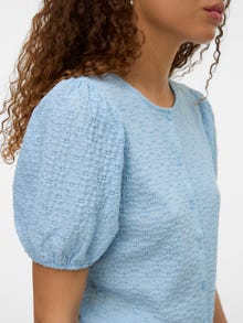 Vero Moda VMFLOWER Tops -Cashmere Blue - 10343840