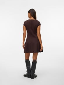 Vero Moda VMJAZLYN Short dress -Chocolate Torte - 10343976