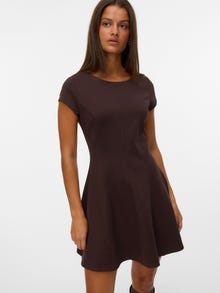 Vero Moda VMJAZLYN Kort kjole -Chocolate Torte - 10343976