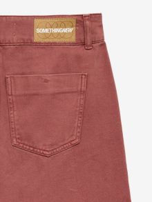 Vero Moda SNRANCY Medelhög midja Vida ben Jeans -Rose Brown - 10343988