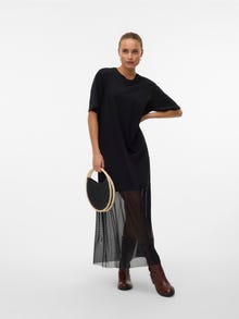 Vero Moda VMTINE Midi suknelė -Black - 10344165