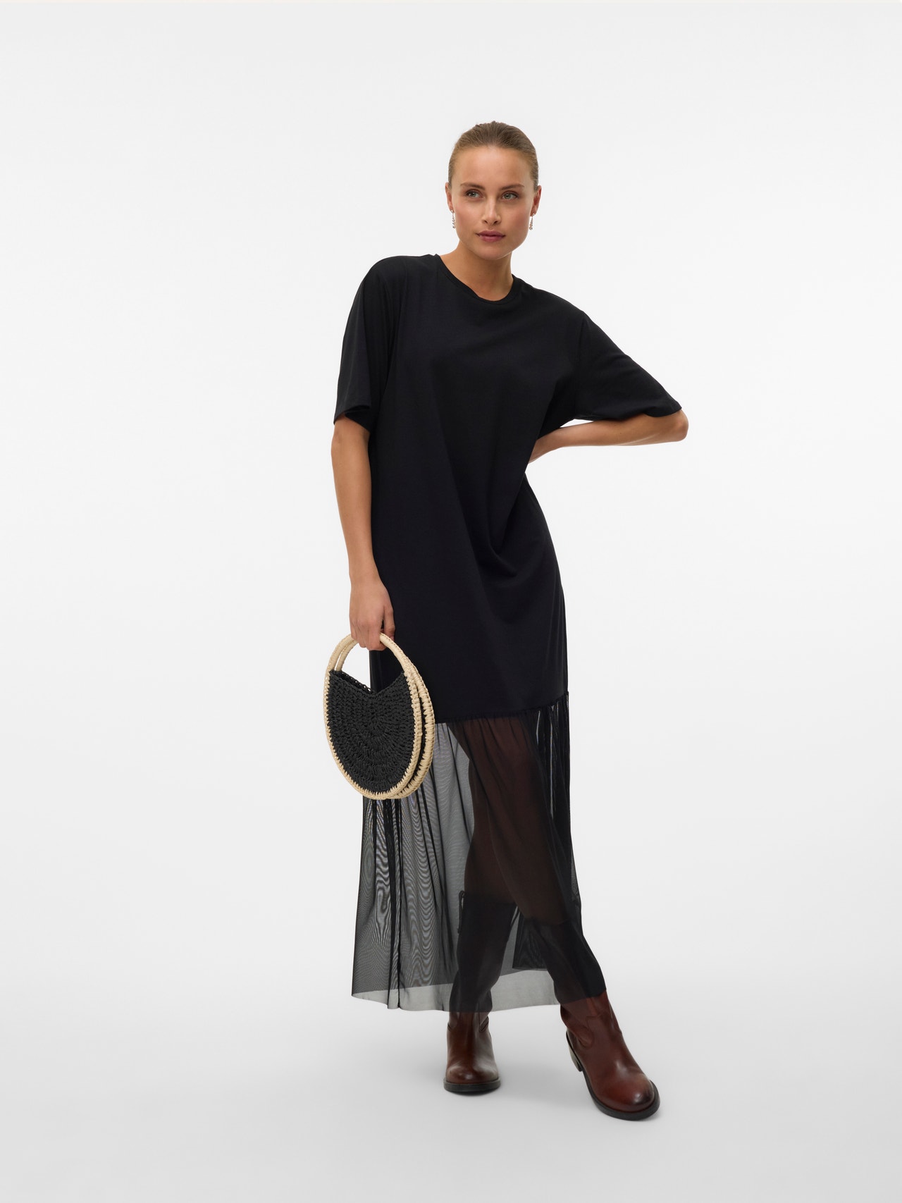 Vero Moda VMTINE Midiklänning -Black - 10344165