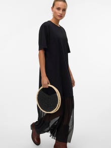 Vero Moda VMTINE Midi suknelė -Black - 10344165
