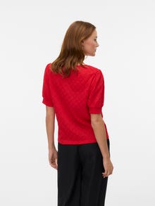 Vero Moda VMFLOWER Top -Ribbon Red - 10344340