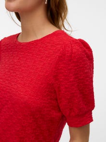 Vero Moda VMFLOWER Top -Ribbon Red - 10344340
