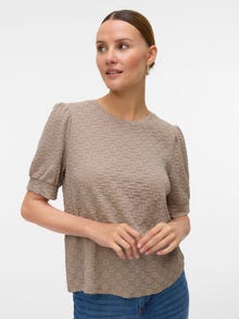 Vero Moda VMFLOWER Tops -Moon Rock - 10344340
