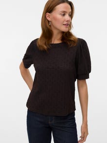 Vero Moda VMFLOWER Top -Chocolate Torte - 10344340