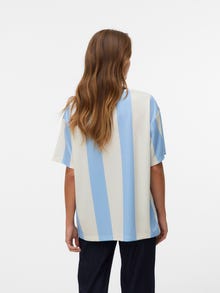 Vero Moda Avar lõige V-kaelus T-särk -Chambray Blue - 10344510