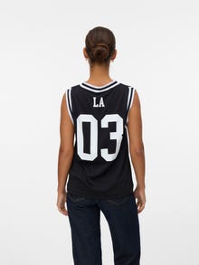 Vero Moda Avar lõige Ümmargune kaelus Särgik -Black - 10344512