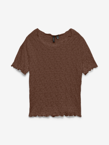 Vero Moda VMTRUDY T-Shirt -Downtown Brown - 10344638