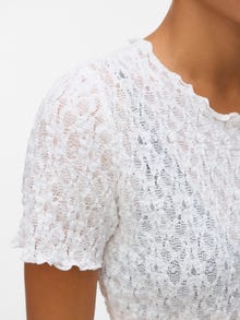 Vero Moda Avar lõige Ümmargune kaelus T-särk -Snow White - 10344638
