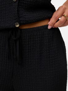 Vero Moda VMLINA Mid waist Broek -Black - 10344646