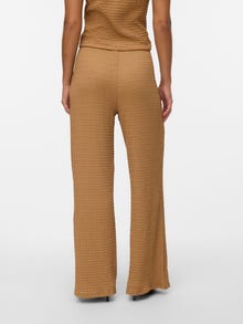 Vero Moda VMLINA Mittlere Taille Hose -Tobacco Brown - 10344646