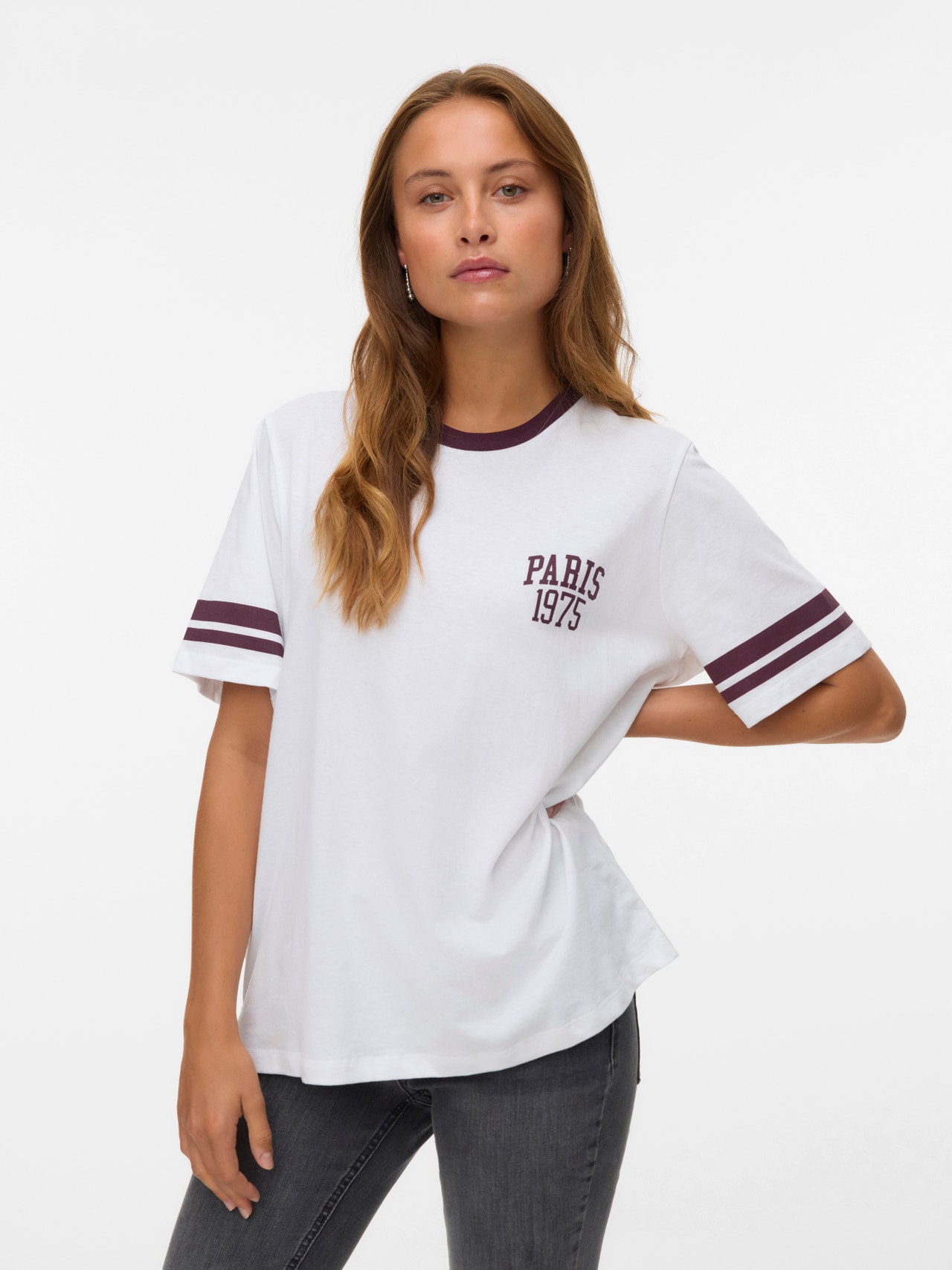 Vero Moda VMARTINE T-krekls -Bright White - 10344758