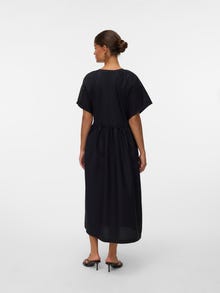 Vero Moda VMASTA Midi dress -Black - 10344767