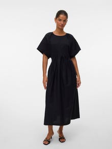 Vero Moda VMASTA Midi dress -Black - 10344767