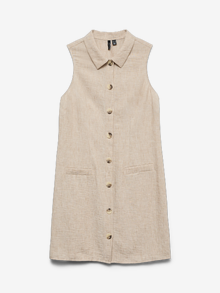 Vero Moda VMSAGA Kurzes Kleid -Silver Lining - 10344775