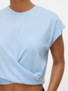Vero Moda Tavapärane lõige Ümmargune kaelus Top -Cashmere Blue - 10344782