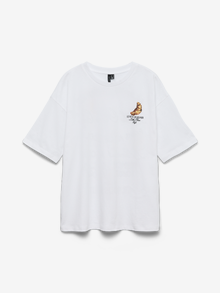Vero Moda VMLAURA Κοντομάνικο μπλουζάκι -Bright White - 10344846