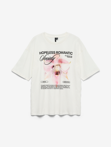 Vero Moda VMLAURA Κοντομάνικο μπλουζάκι -Gardenia - 10344846