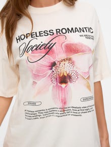 Vero Moda VMLAURA T-shirt -Gardenia - 10344846