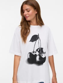 Vero Moda VMLAURA Tričko -Bright White - 10344846