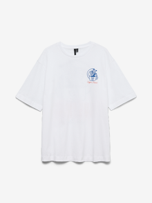 Vero Moda Avar lõige Ümmargune kaelus T-särk -Bright White - 10344846
