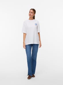Vero Moda VMLAURA Tričko -Bright White - 10344846