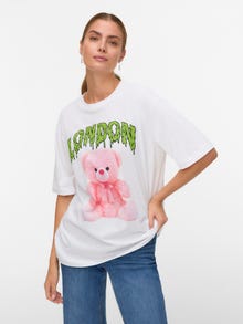 Vero Moda VMLAURA T-Shirt -Bright White - 10344846