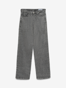 Vero Moda VMTESSA Taille haute Wide Leg Fit Jeans -Medium Grey Denim - 10344890