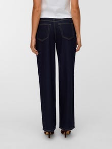 Vero Moda VMLULLU Wide Leg Fit Jeans -Dark Blue Denim - 10345089