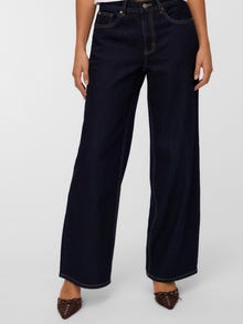 Vero Moda VMLULLU Wide leg fit Jeans -Dark Blue Denim - 10345089