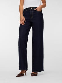 Vero Moda VMLULLU Wide leg fit Jeans -Dark Blue Denim - 10345089