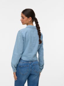Vero Moda VMMELANEY Denim shirt -Light Blue Denim - 10345131