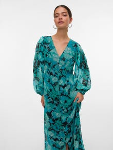 Vero Moda VMSMILLA Lång klänning -Black - 10345333