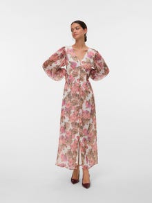 Vero Moda VMSMILLA Lång klänning -Birch - 10345333