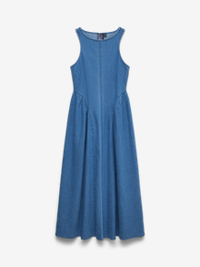 Vero Moda VMKIARA Langes Kleid -Medium Blue Denim - 10348263