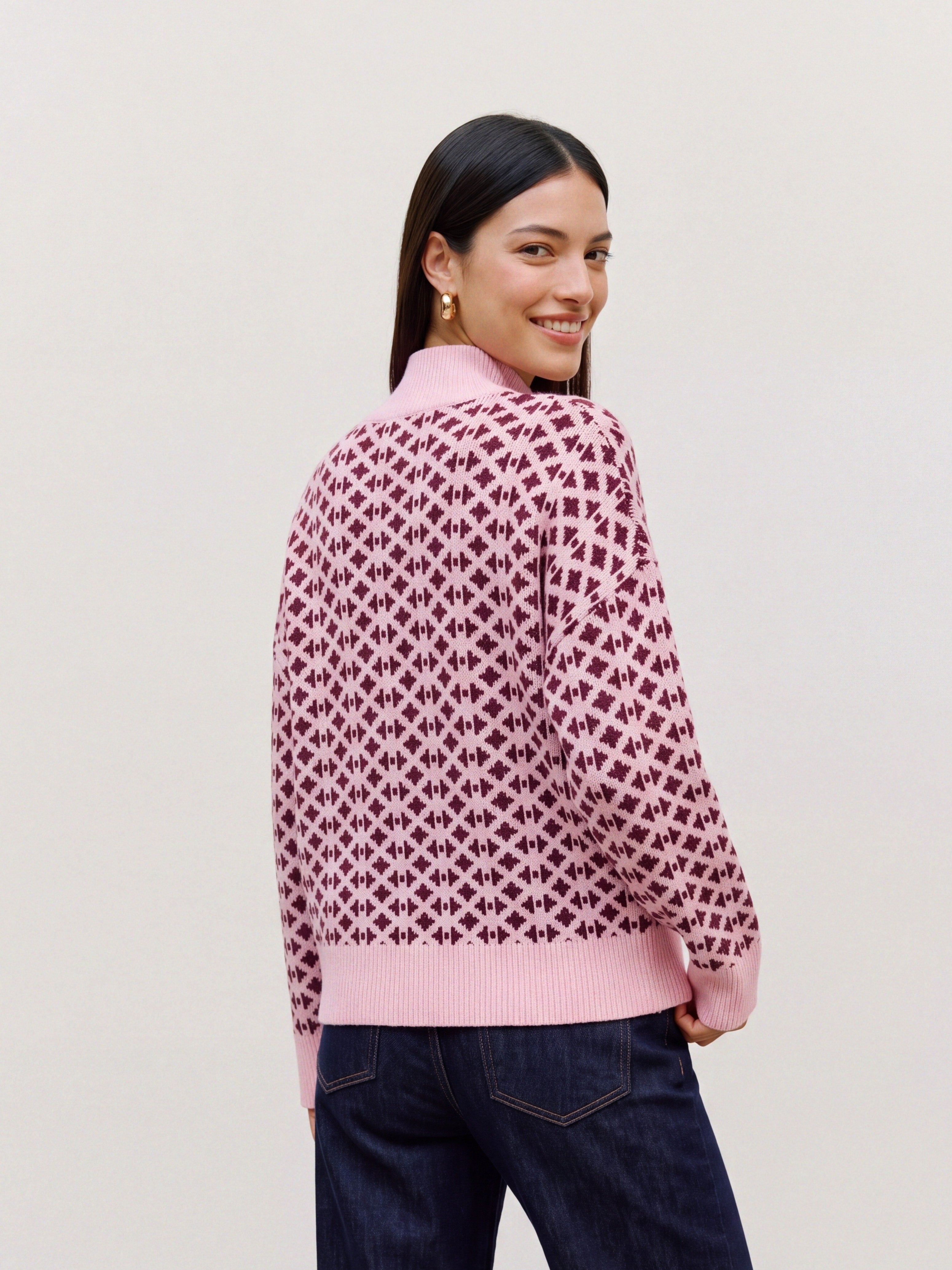 VMBIRCH Stickad tröja | Ljusrosa | Vero Moda®