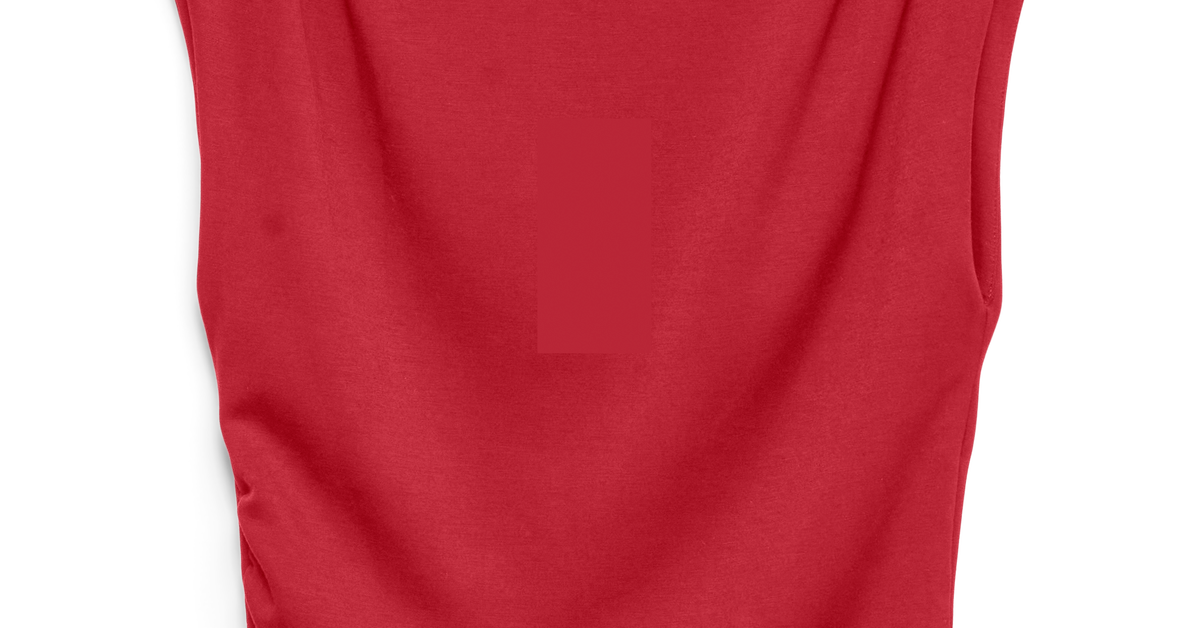 VMMILLE Topp | Mørk rød | Vero Moda®