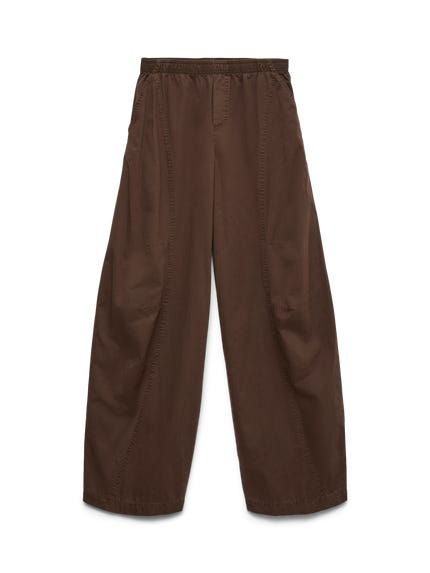 VERO MODA Vmtessa Hr Wide Corduroy Pants, Balsemgroen, 28W / 34L VERO MODA Vmtessa Hr Wide Corduroy Pants, Balsemgroen, 28W / 34L