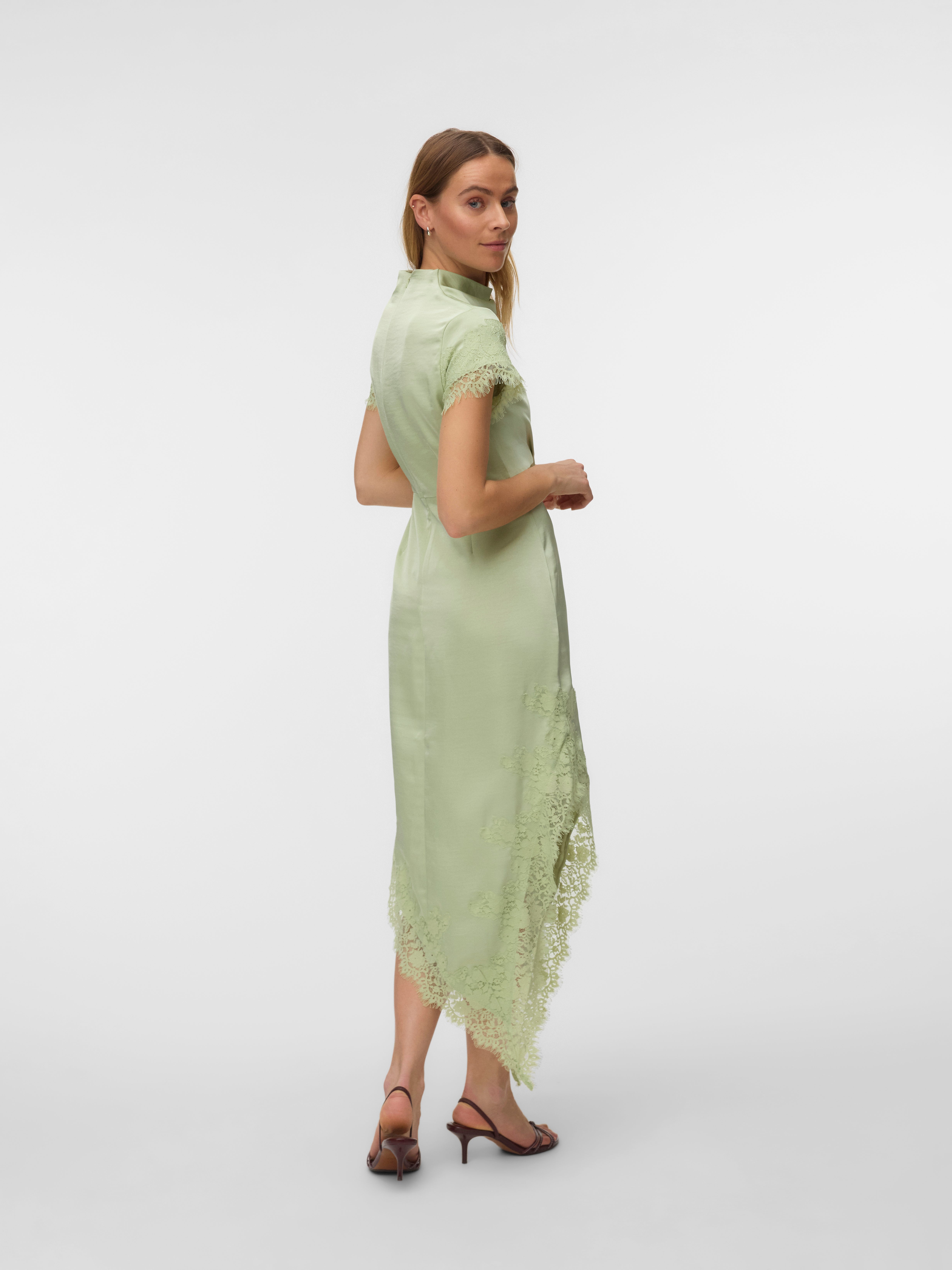VMRITA Long dress | Light Green | Vero Moda