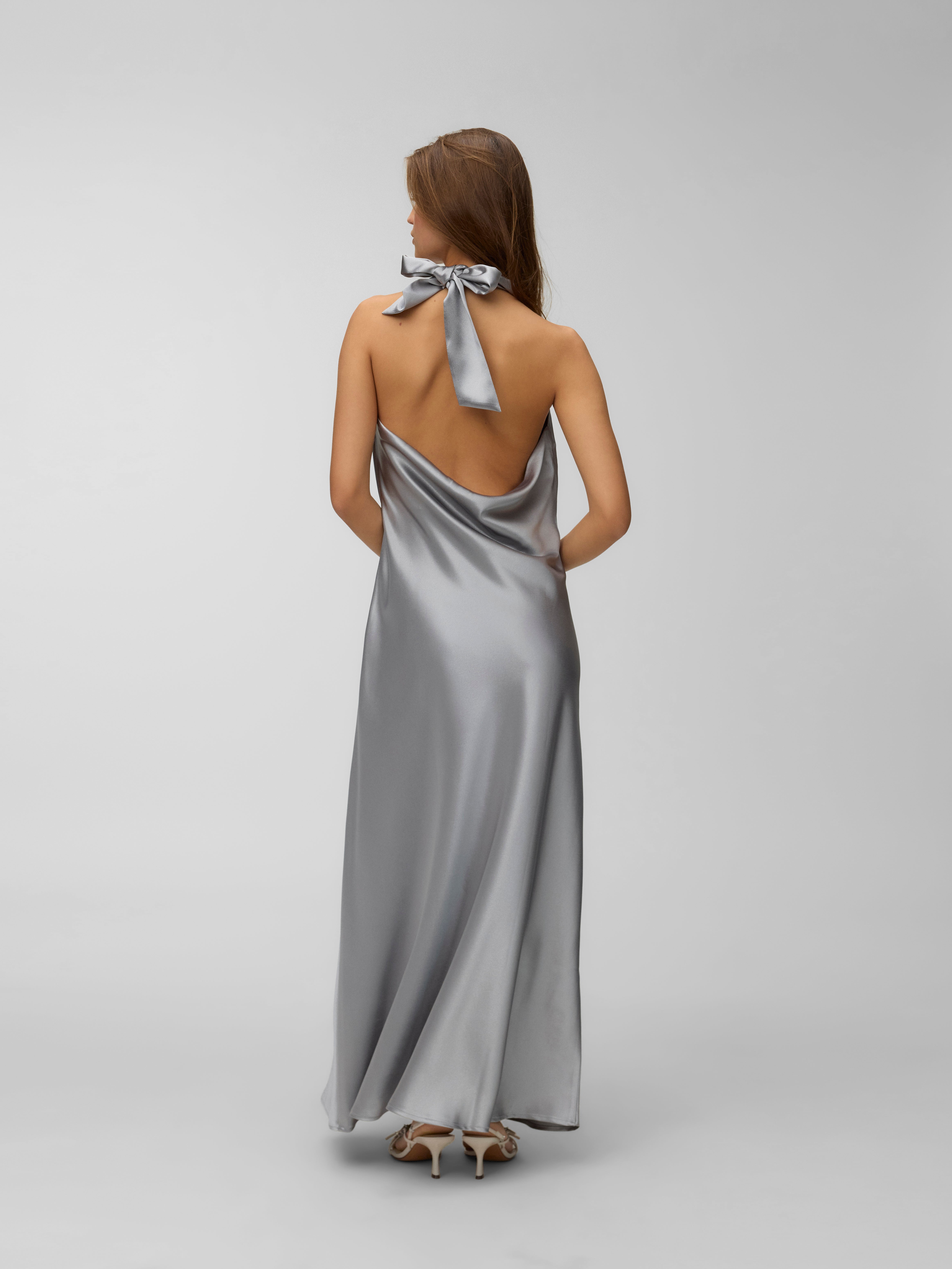 vero moda silver dress Vero Moda Bella Long Sleeve Embellished Dress