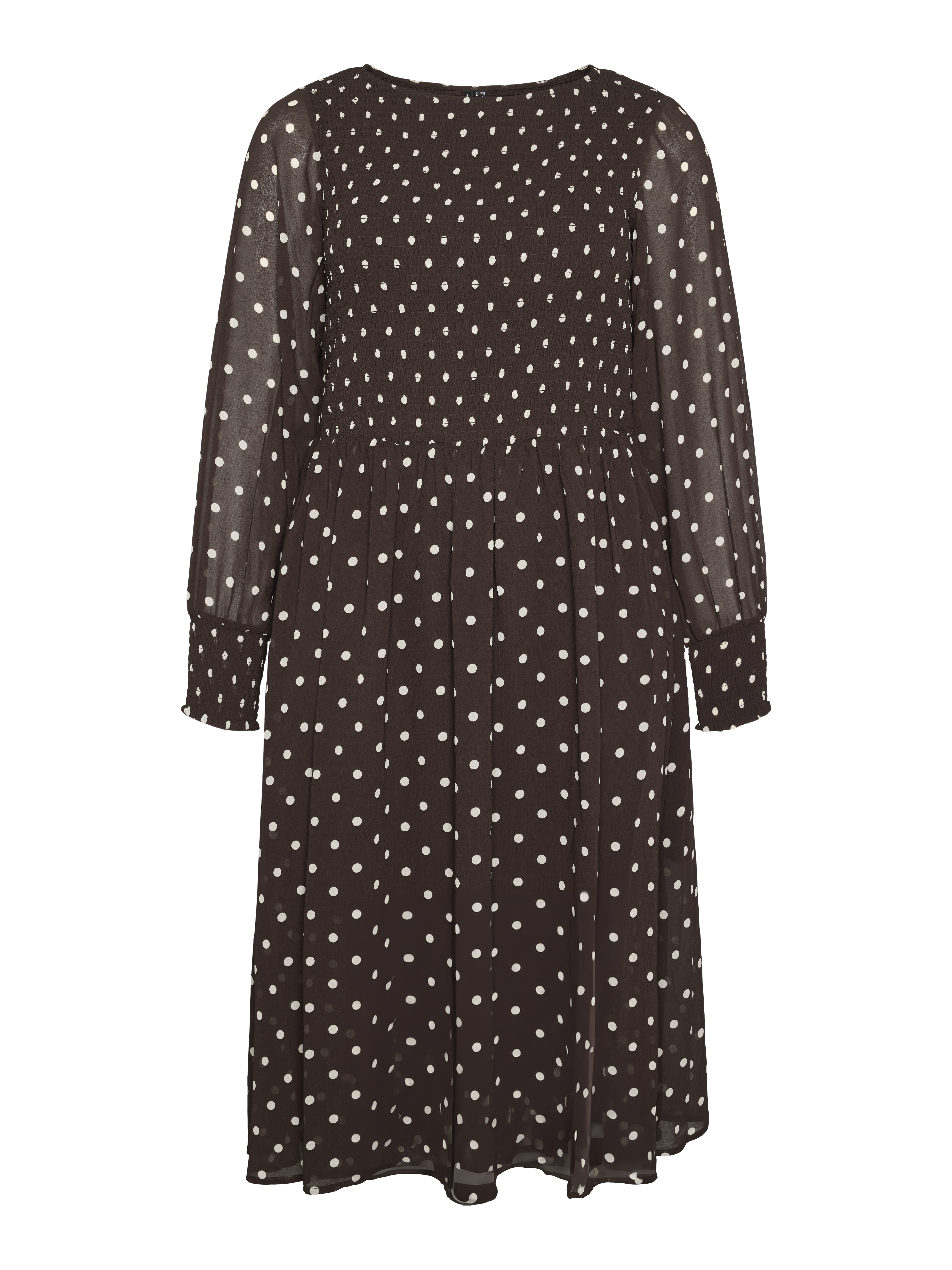 VMCLINDA Midikjole | Mørkebrun | Vero Moda®