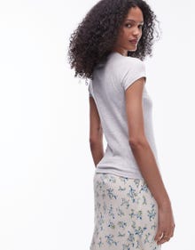 Topshop TOPSHOP T-Shirt -Grey - 133566255